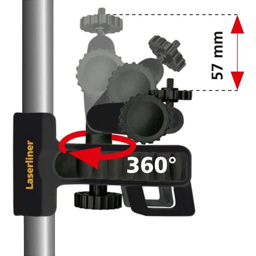 STAFFA A MOLLA REGOLABILE UNIVERSALE FLEX CLAMP PLUS NERO - TOOLS