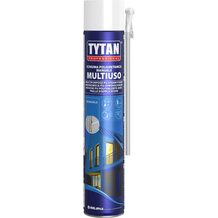 Tytan - Universal multipurpose manual polyurethane foam ml. 750 - carton of 12 pcs. 