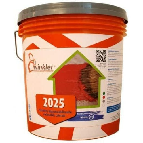 Winkler - 2025 Membrana liquida Impermeabilizzante Kg. 20 Rosso