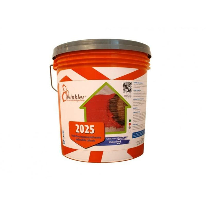 - Winkler - 2025 Membrana liquida Impermeabilizzante Kg. 5 Rosso - Impermeabilizzanti acrilici